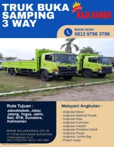 Sewa Truk Buka Samping di Karawang